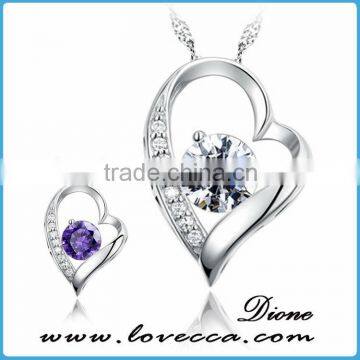 New Arrival Antique Fashion Love Gift Jewelry Crystal 925 Silver Pendant for Sale photo-6