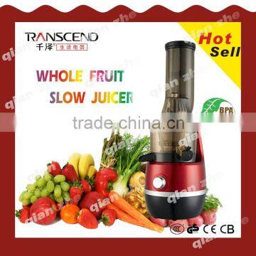 200W elecctric big mouth slow juicer, pomegranate juicer, carrot juicer machine,industrial juice extractor,sugar cane juice extr