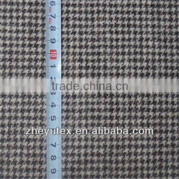 wool/woven/fashionable fabric 2014 for lady coat by houndstooth design/woolen herringbone overcoating fabric