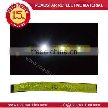warning outdoor riding armband led reflective flashing armband
