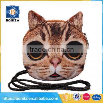 Customized cute cat school single-shoulder bag for fashion girl