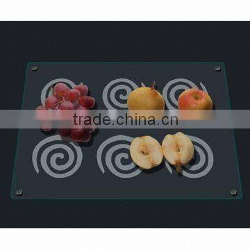 Tempered Glass Chopping Board with 3 to 5mm Thickness, Customized Sizes are Accepted