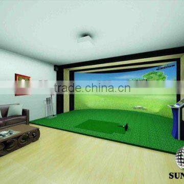 indoor screen golf simulator