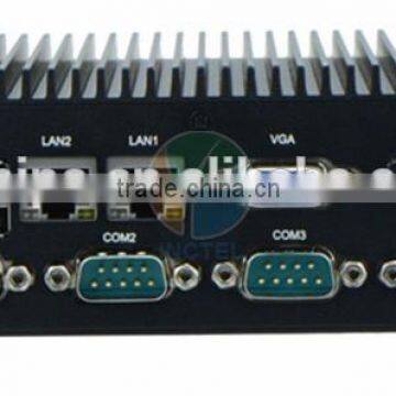 Fanless IPC Embedded Computer With AMD T56N 4 COM 2 Gigabit Lan Low Power DC 12V COM2 Supports RS485 RS422 Features photo-4