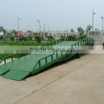 12t Loading Dock Ramp Hydraulic Mobile Yard Ramp