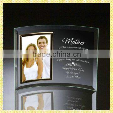 Choice 8x10 Glass Curved Photo Frames For Wedding Take Away Gifts