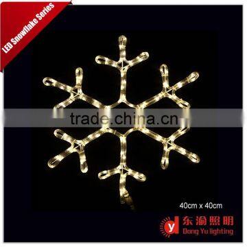Shopping Mall Holiday Decoration Hanging Snowflake/ Christmas 2D Motif Snowflake Light photo-3