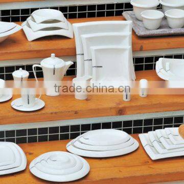 Hot selling new designed superwhite dinnerware