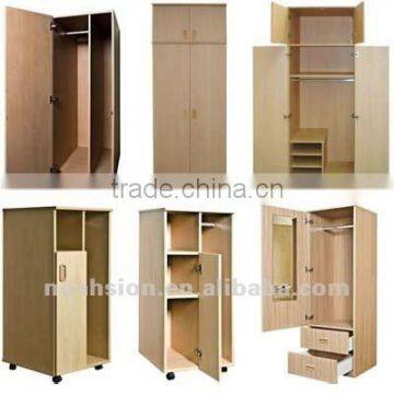 2013 New Natural Wooden Best Price Classic Living Room Melamine Faced Particle Board & MDF Badroom Wardrobe 09
