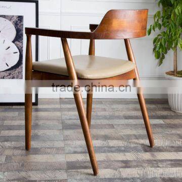 Import Solid Wood Upholstered Dining Chairs for Restaurant photo-4
