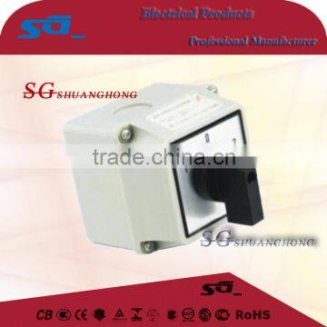 LW26 Rotary Switch cam Switch selector Switch changeover switch transfer manual switch 1-0-2 waterproof outside