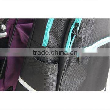 Topmedi Large Storage Luxury Wheelchair 2 in 1 Back Pack Bag With Padded Loop for Handicapped