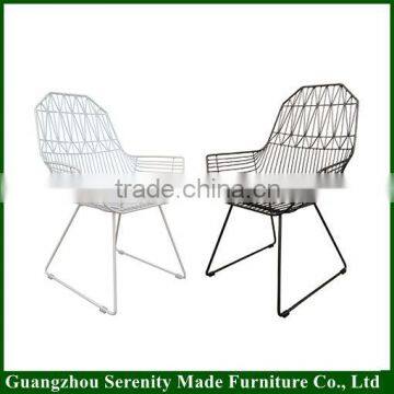 2016 hot sale china furniture metal garden wire mesh outdoor chair