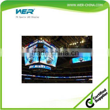 p4 outdoor led display for Basketball Screen