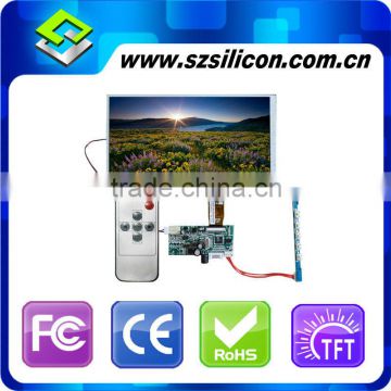 Menu/knob/IR adjust 7inch TFT display module with remote control