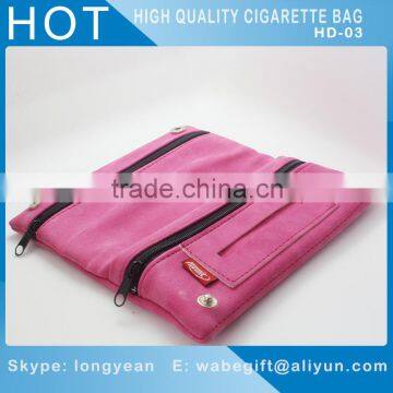 Suede Leather Tobacco Pouch Pocket Long Size photo-2