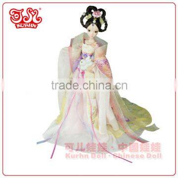 Handmade 11'' pvc Chinese fairytale doll