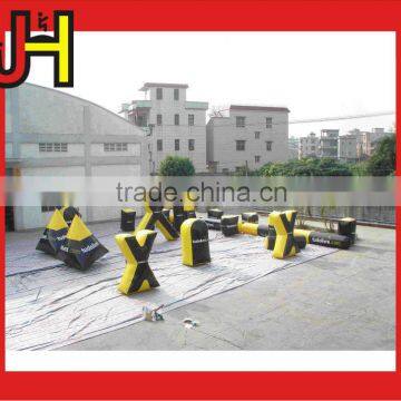 High Quality Laser Tag Game Inflatable Paintball Air Bunkers For Amusement