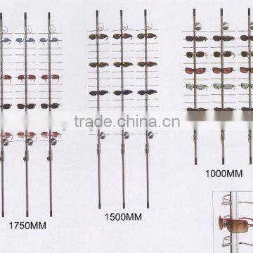 Eyewear Display Rods;wall Mounted Sunglasses Display Bars;eyeglasses Dsiplay Poles photo-4
