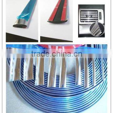 Chrome Silver Moulding Trim DIY Strips Car Roof Interior Exterior Sticker select color and size