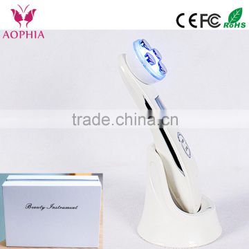 Face Lift Skin Care RF/EMS and 6 colors LED therapy Facial beauty equipment