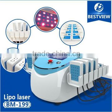 650nm Portable cellulite reduction best home use 10 pads fat reduce machine lipo laser