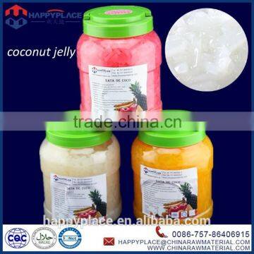 lychee coconut jelly, bubble jelly, aiyu jelly