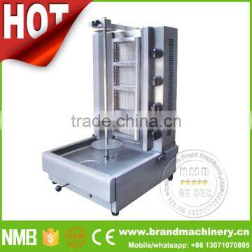 Commercial four control gas automatic rotary barbecue shawarma machine