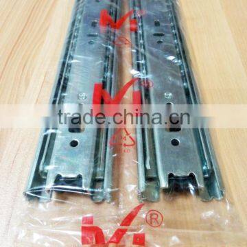 3 Fold 45mm Width Steel Ball Bearing Heavy Duty Drawer Slide photo-4