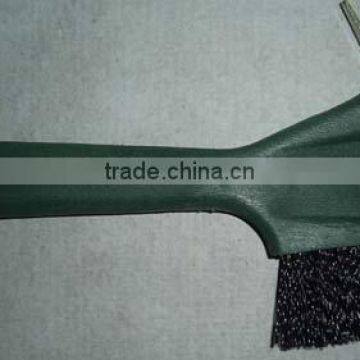 plastic handle horse products hoof pick with brush