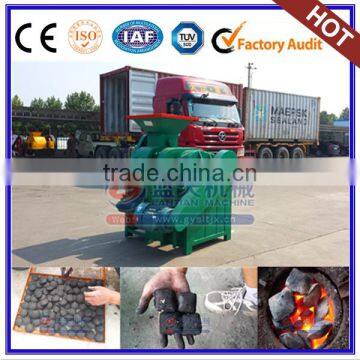 Roller pressed charcoal moulding machine coconut shell charcoal ball press machine