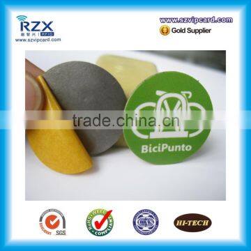 14443A standard paper coated mini rewritable on-metal NFC tag