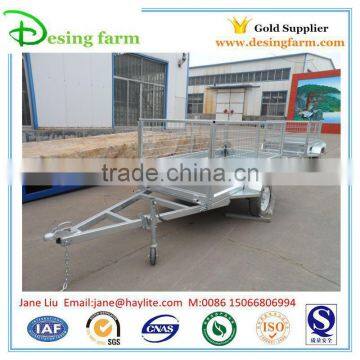 Hot dipped galvanized farm box trailer for sale