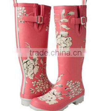 Welly Print lady fashion rubber rain boot