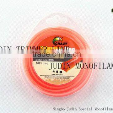 .080"/2.0 mm Brush Cutter Nylon Trimmer Line
