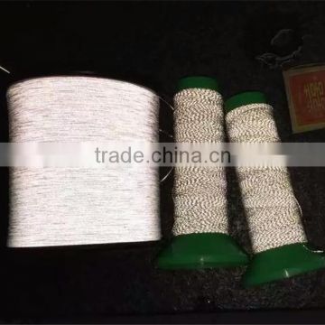 Reflective thread material for shoes