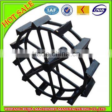 2014 NEW PRODUCT paddy wheel use for 8-15hp two wheel walking tractor,101model iron wheel for sale