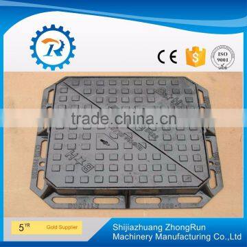 square and round ductile iron cast manhole cover with High quality