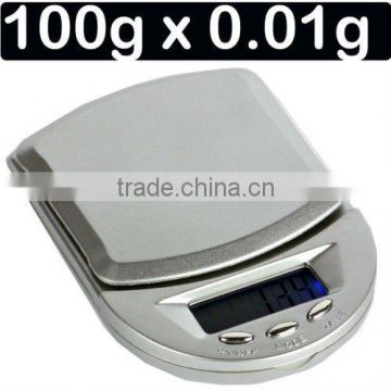 100g/0.01g Diamond Digital Weighing Scale Pocket Scale