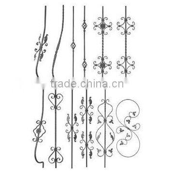 good quality wrought iron forged baluster railing components