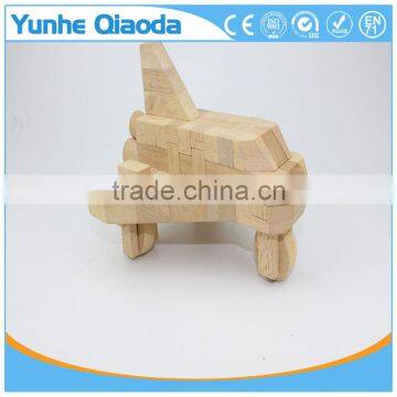Wood 3D Vehicle Block Airliner 3D Woodcraft Kit Assemble Paint DIY 3D Puzzle Toys for Kids Adults the Best Birthday Gift photo-6