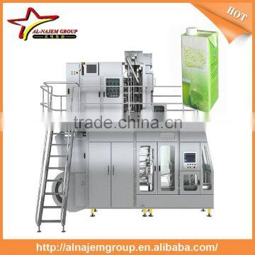 Carton packing type and filling machine type Aspetic filling machine Aseptic Brick Carton filling machine