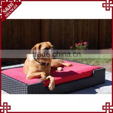 High Qulaity Resin Wicker Hand Woven Rectangle Dog Bed Dog Pet Products photo-3