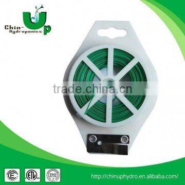 Pvc Coated Twist Tie Wire/ Green Garden Plant Tie/ Garden Plastic Chain Twist Tie