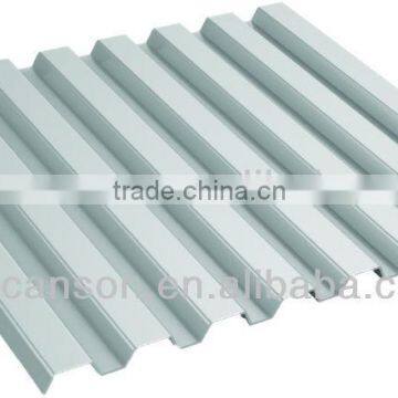 UV Protected Polycarbonate Corrugated Silver Panel (Ti-Lite Metallic Silver GRECA) photo-2