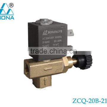 ST-20B-21-40 Flow control brass gas solenoid valve