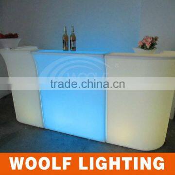 Illuminated Led Cafe Bar Counter Design photo-4