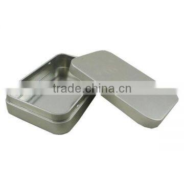 Silvery Rectangular Tea Can photo-2