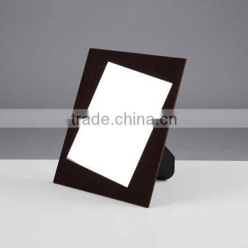 Cosmetic Mirror Desktop Flocked Fabric Make up Mirror