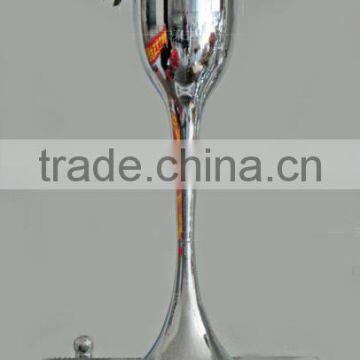 Aluminum silver trumpet vase for wedding table flower